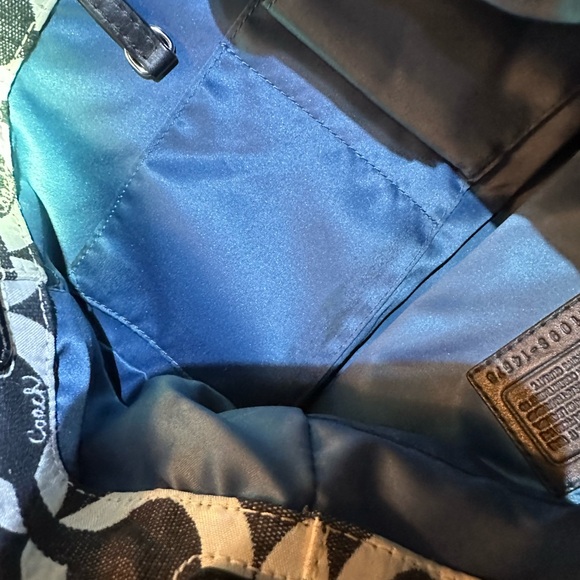 Coach Tote, lots of room. Used, some stains, see pictures - Picture 7 of 12